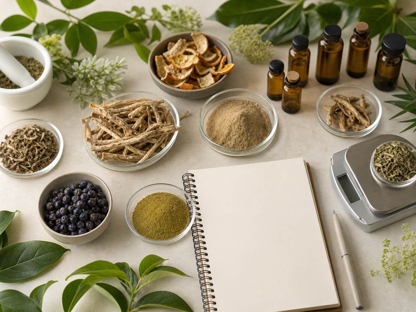 Botanical materials, standardized powders and ingredient development tools